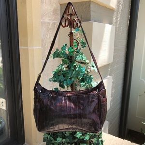 Vintage eel skin shoulder bag purse lovely